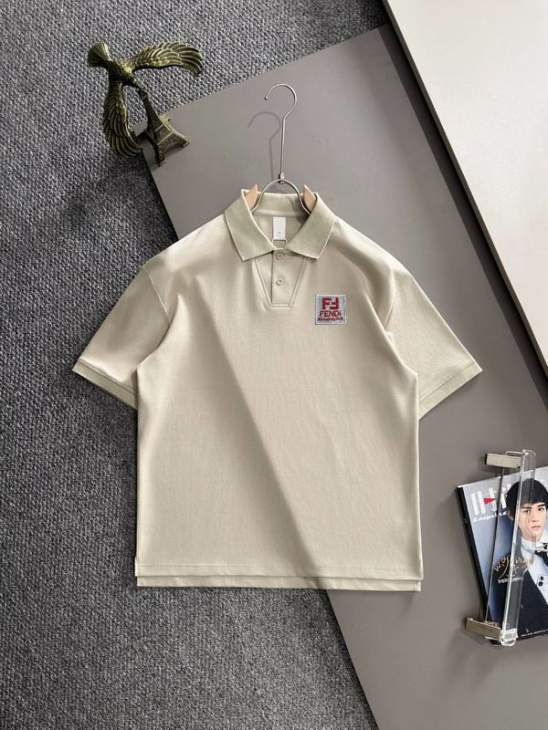 Picture of Fendi Polo Shirts Short _SKUFendiM-4XLxetr20728058